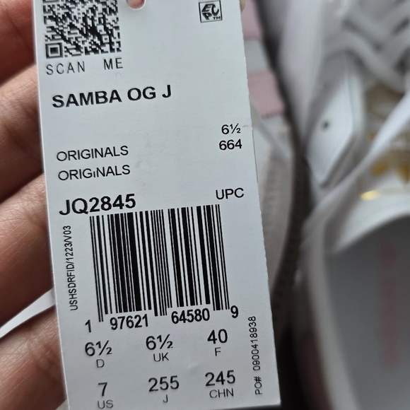 adidas Big Kids Originals Samba - Picture 3 of 3